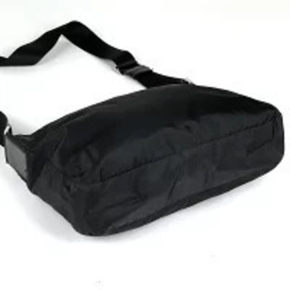 Prada Bag Shoulder Nero Black Plate Black